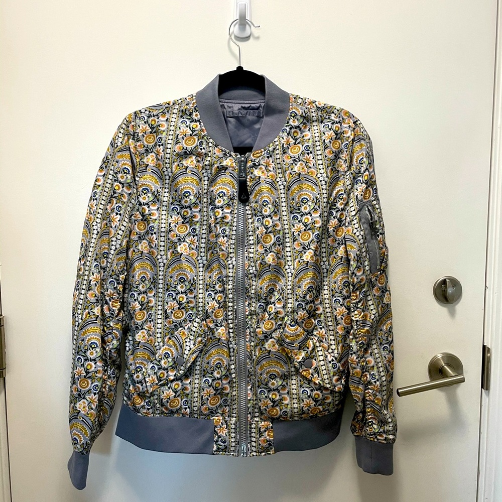 Alpha Industries Floral Bomber Jacket